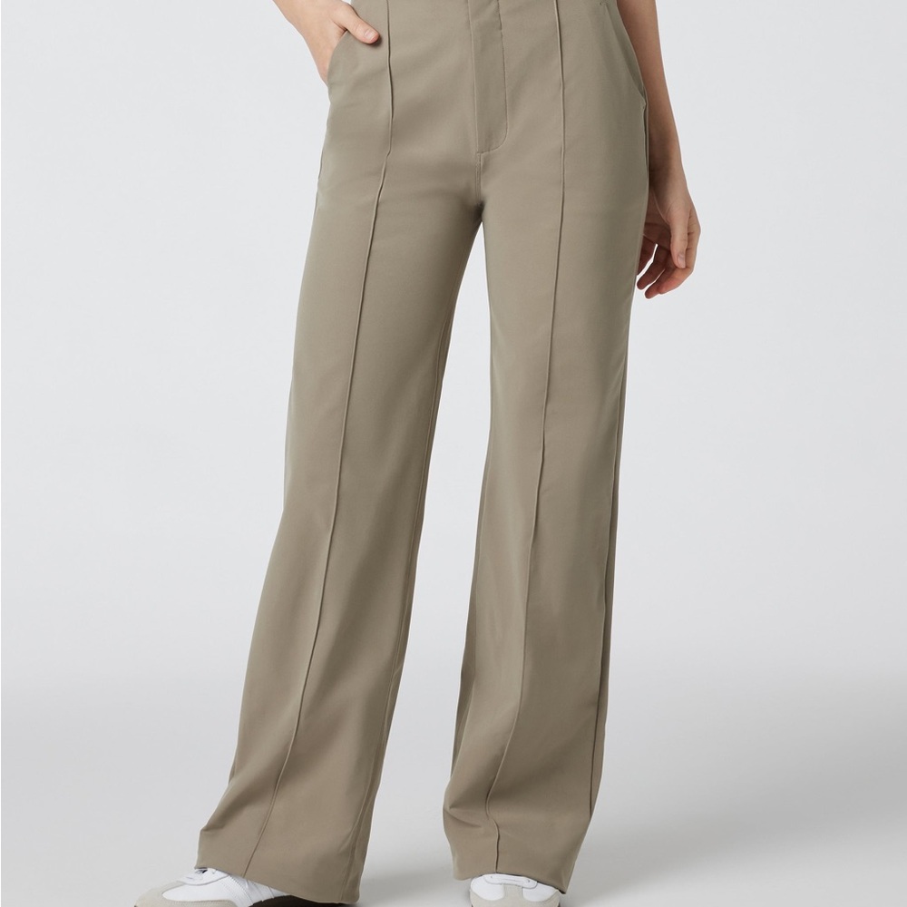 Vuori meta wideleg pants taupe XS